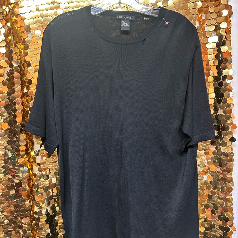 Black Short Sleeve Men's Tee